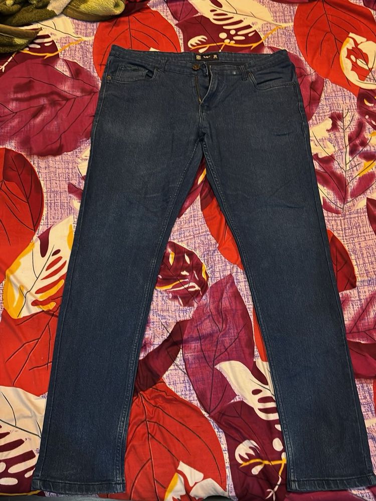 Dark Blue Denim Jeans