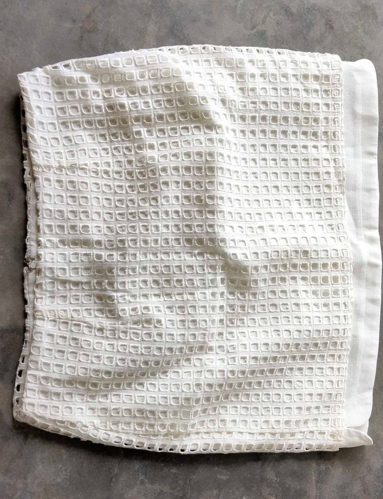 White Crochet Cover Up