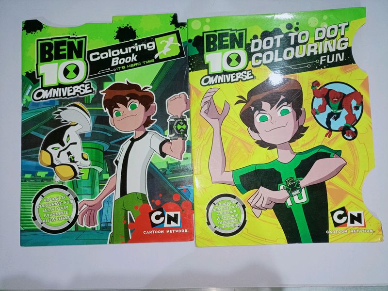 Ben 10 Omniverse Colouring Books - Set of 2