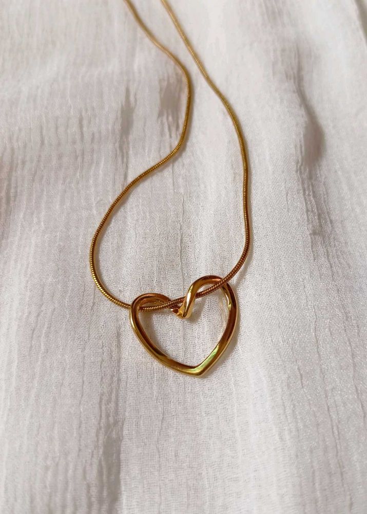 Antitarnish Heart Neckchain✨