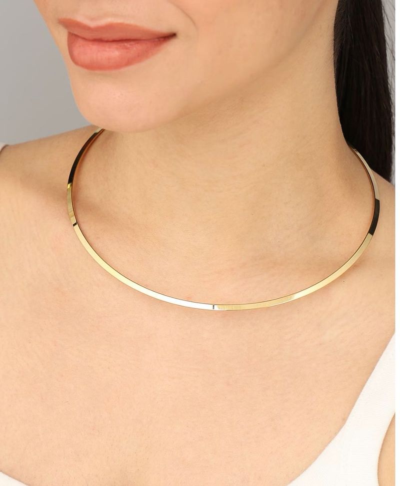 Gold Tone Collar Necklace