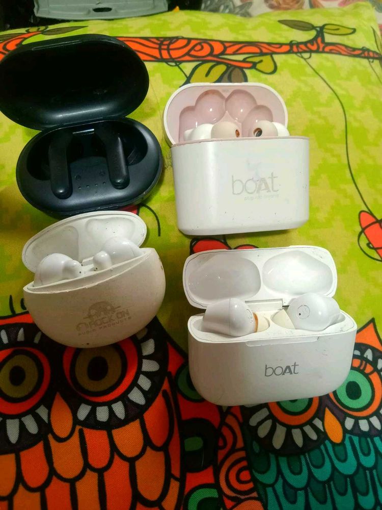 All Working Wireless Earbuds Bundle