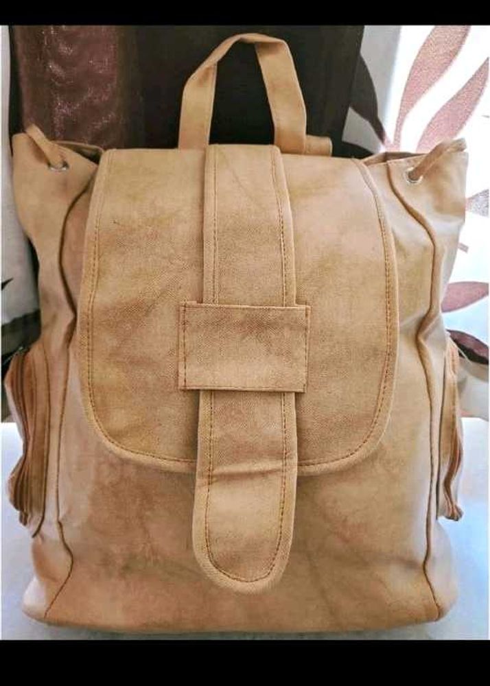 🆕 Beige Backpack 🎒