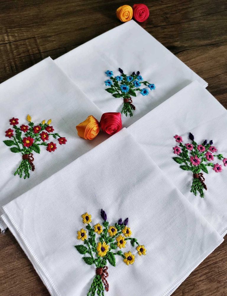 Hand Embroided Hankey
