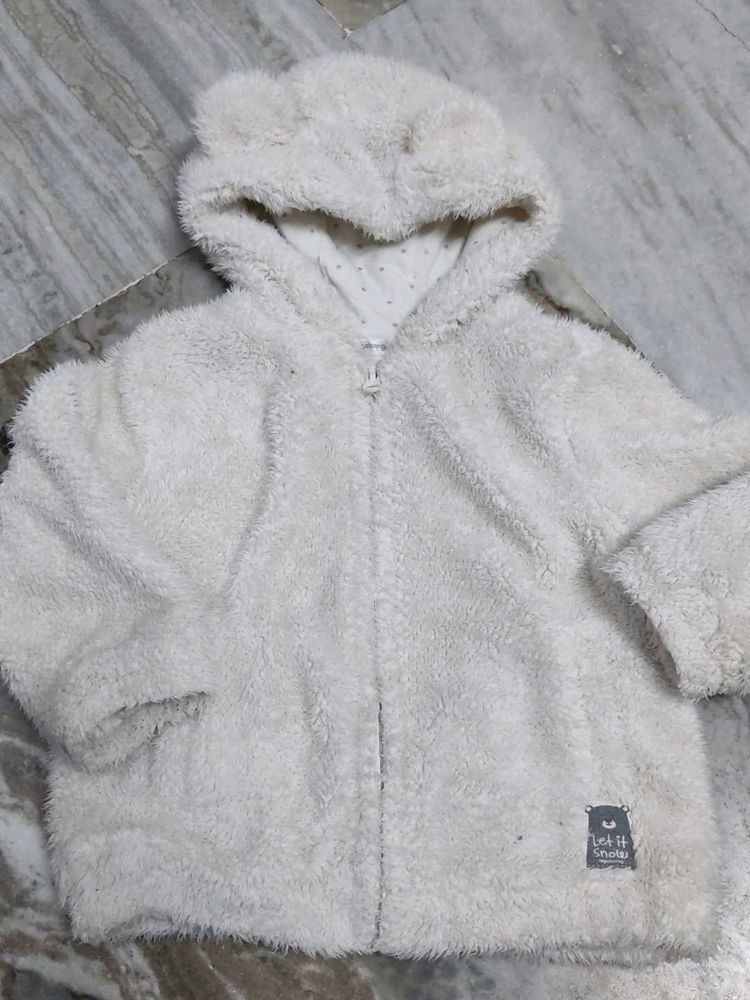 Cute Bear Ear Fleece Jacket