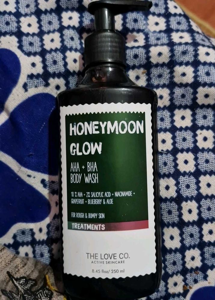 Honeymoon Glow AHA+BHA body wash 2% salicylic acid