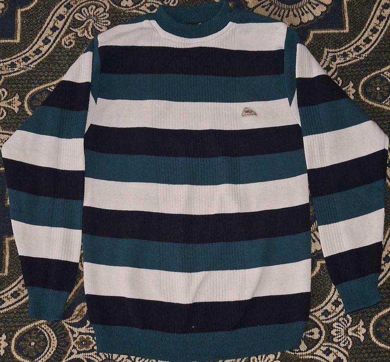Striped Crew Neck Sweater