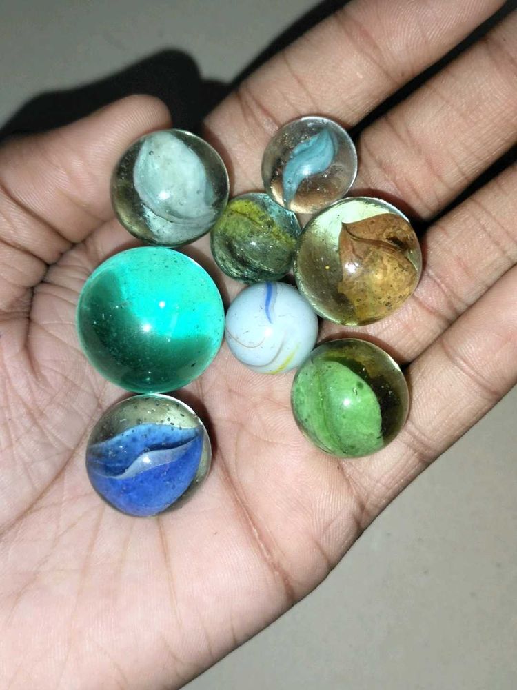 Vintage Glass Marbles Collection