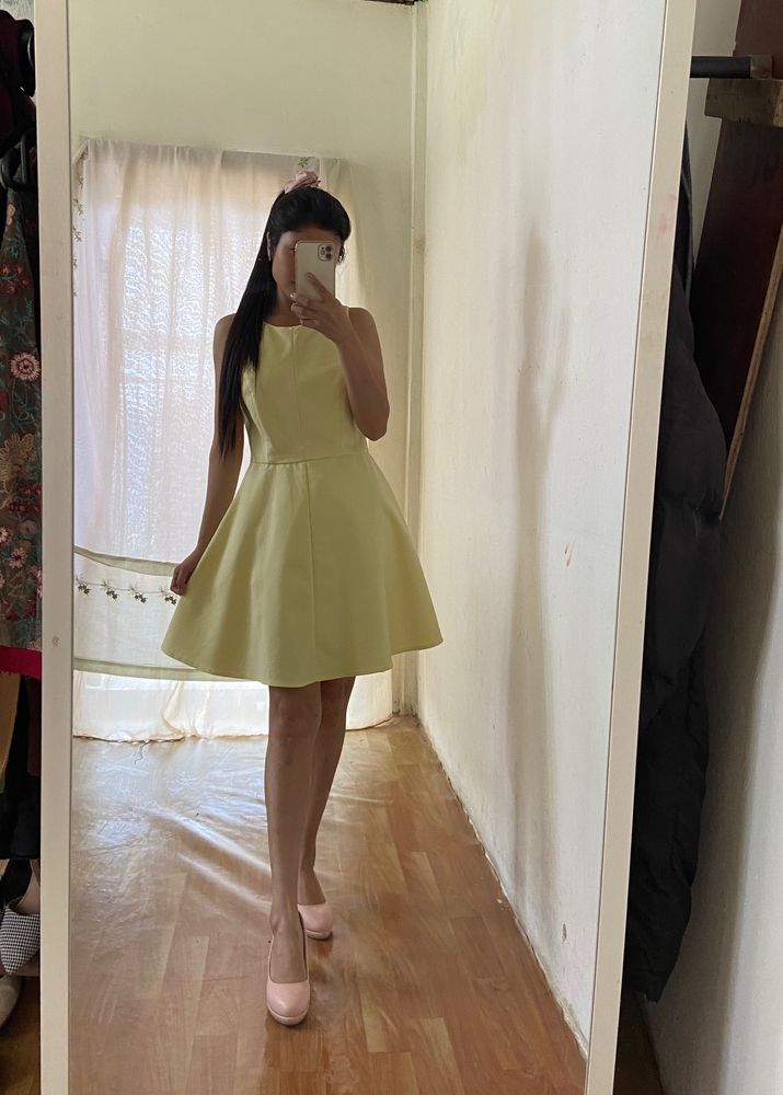 FOREVER 21 Yellow Dress With Free Jacket