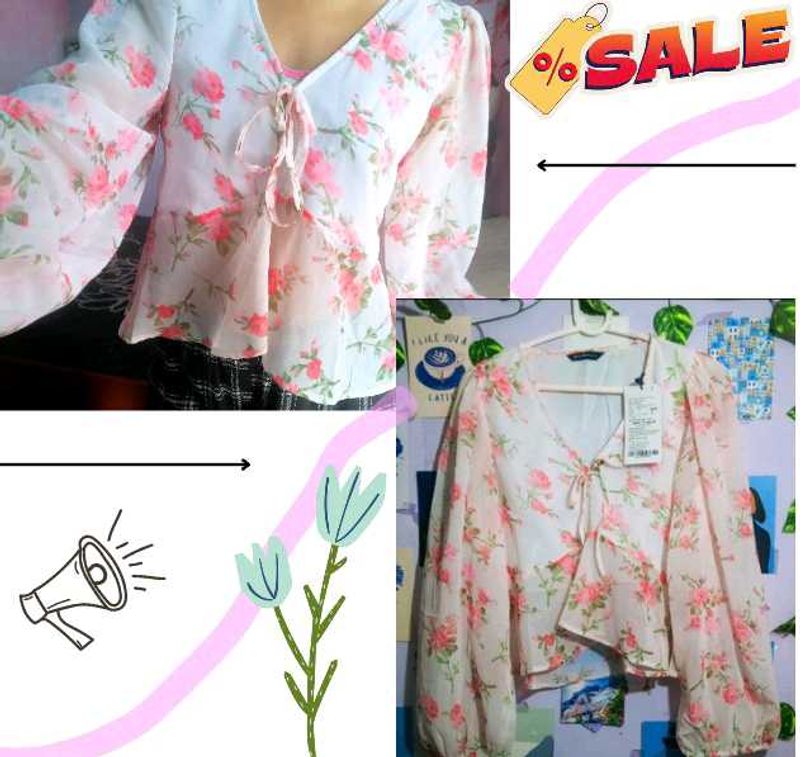 Foral Printed Top Beautiful Style N Looking Classy