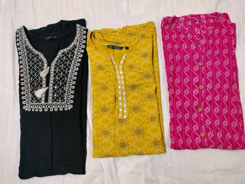 Combo Of 3 Kurta