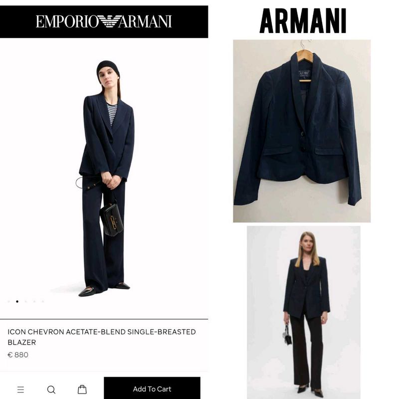 Armani Blue Blazer