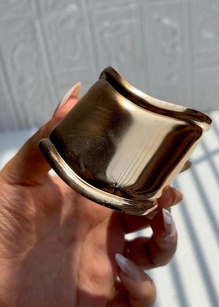 ToniQ Gold Cuff Bracelet