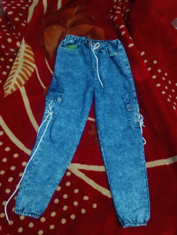 Dark Blue Coloured Joggers