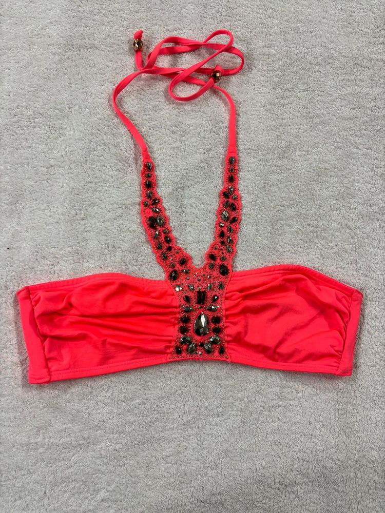 H&amp;M Desi Core Embellished Bikini Top