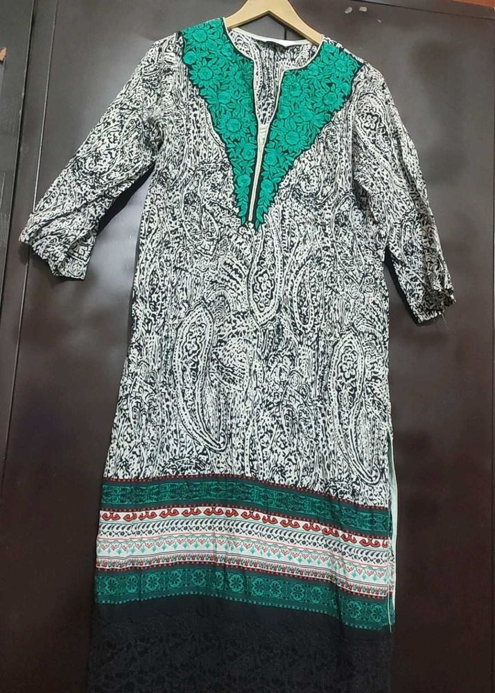Multi Printed Kurti For Girl Or Woman 40 Bust