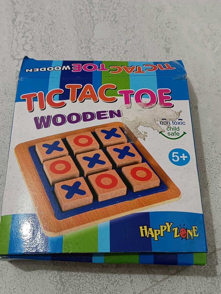 New Wooden Junior Tic Tac Toe