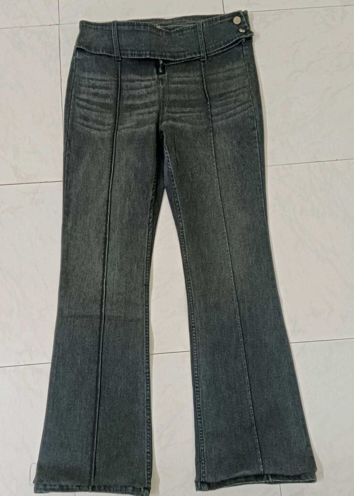 Flared Denim Jeans