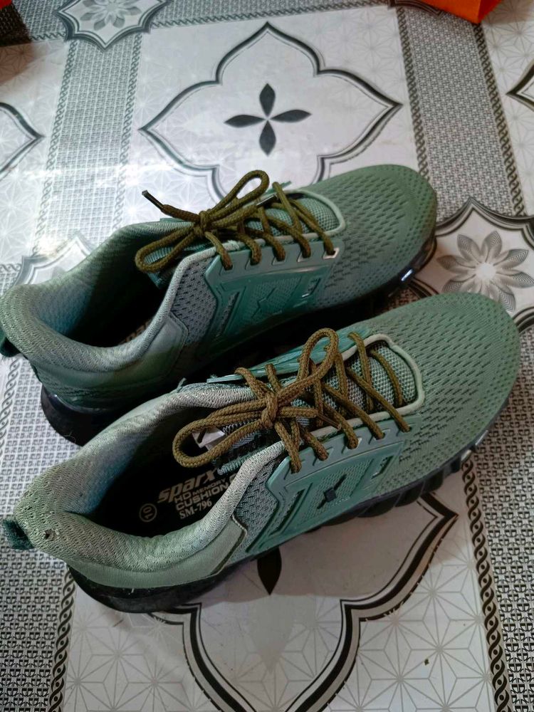 Sparx SM-796 Olive Green Sneakers