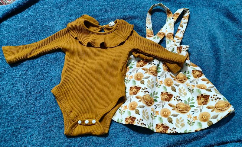 Floral Baby Outfit Set