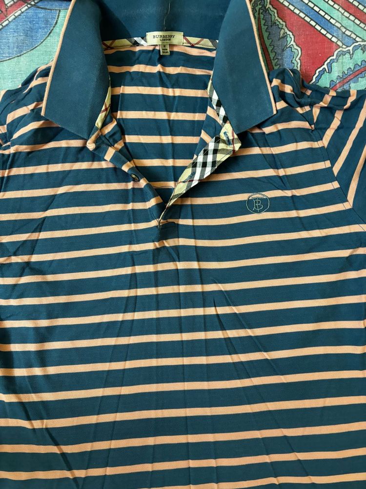 Burberry Striped Polo Shirt