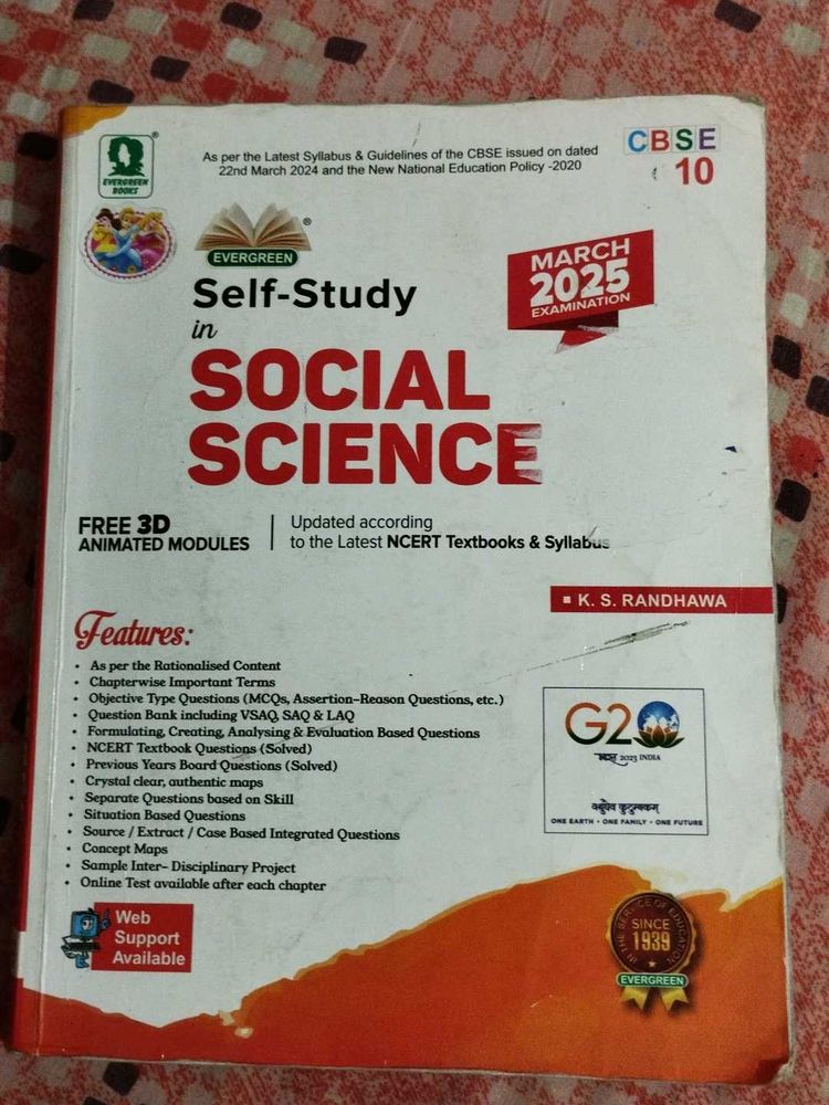 Evergreen Social Science - CBSE 10