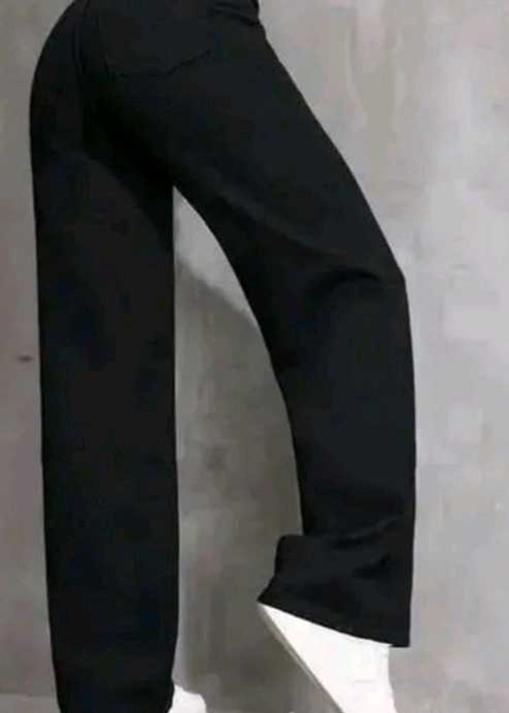 Black Wide Leg Jeans