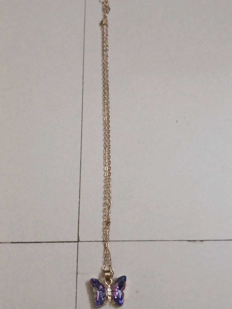 Butterfly Pendant Necklace