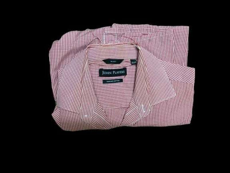 John Players Checkered half sleeve Shirt
