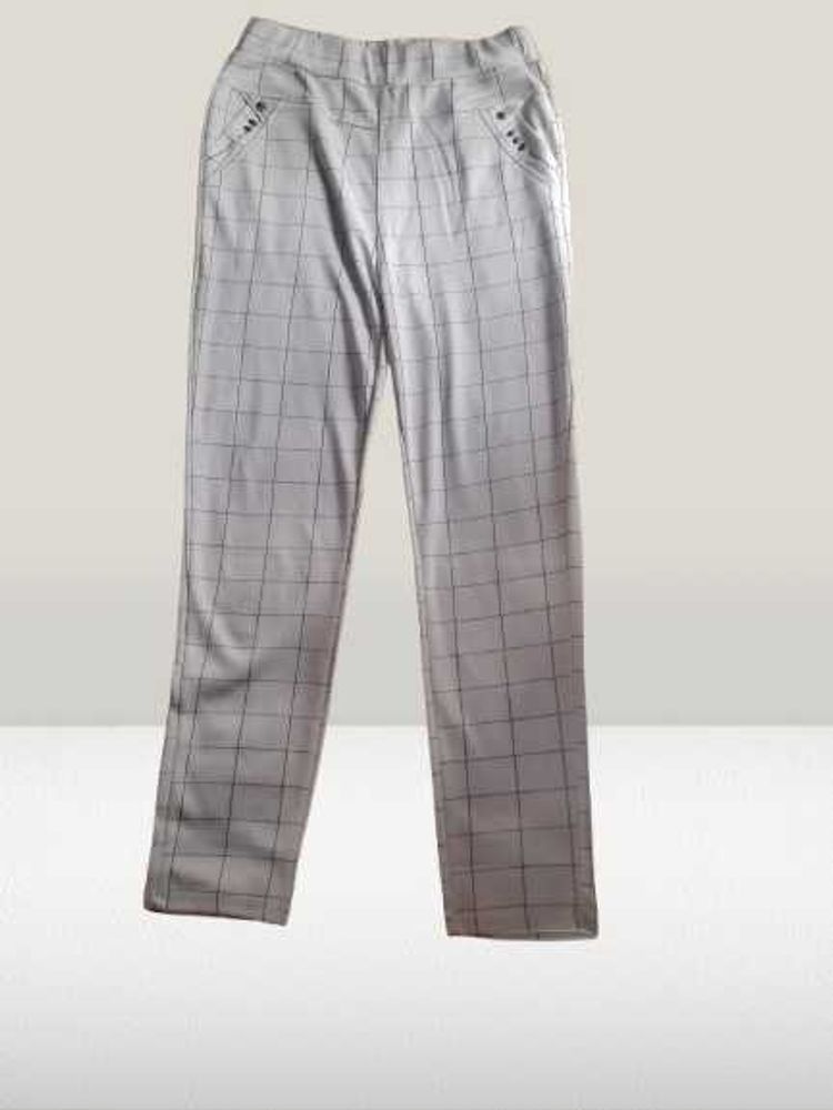Checkered Casual Pants