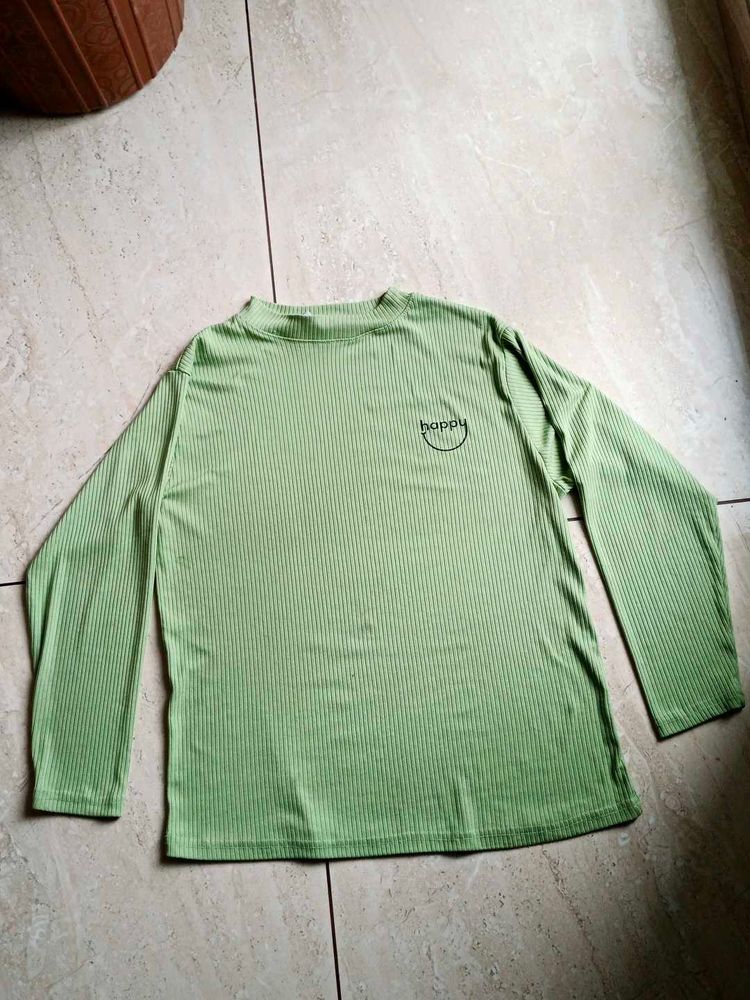 Light Green &#39;Happy&#39; Top (XxL Size)