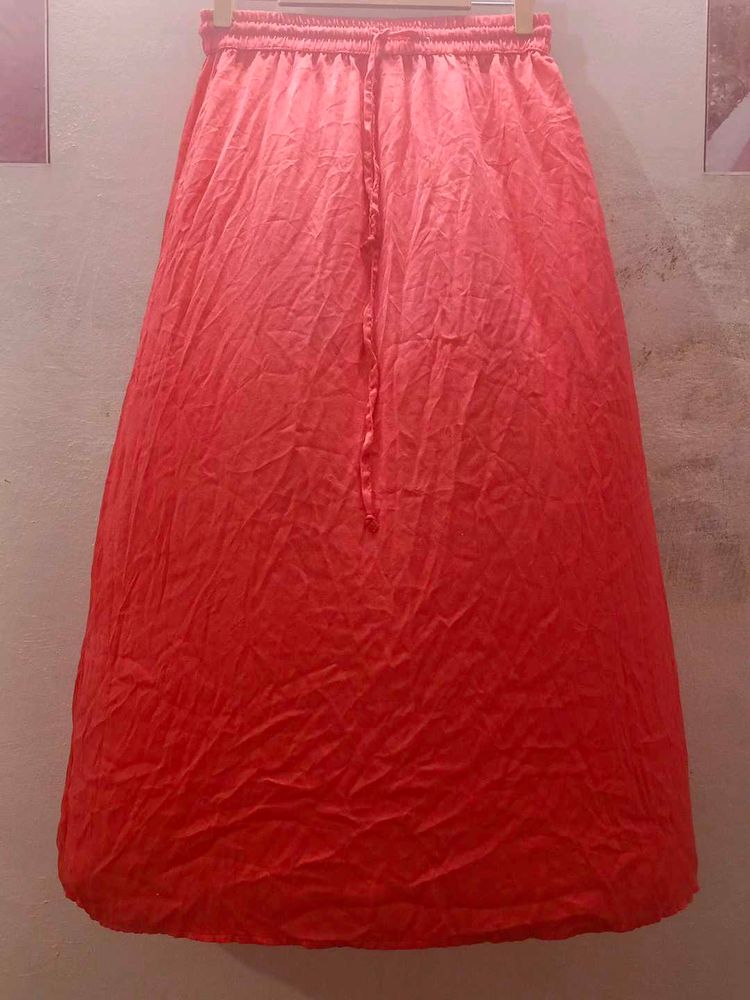 (200)Coral Maxi Skirt