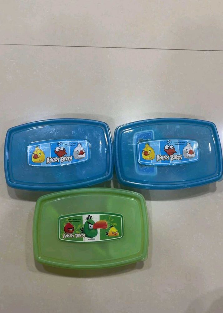 Angry Birds Food Containers (Set of 3)