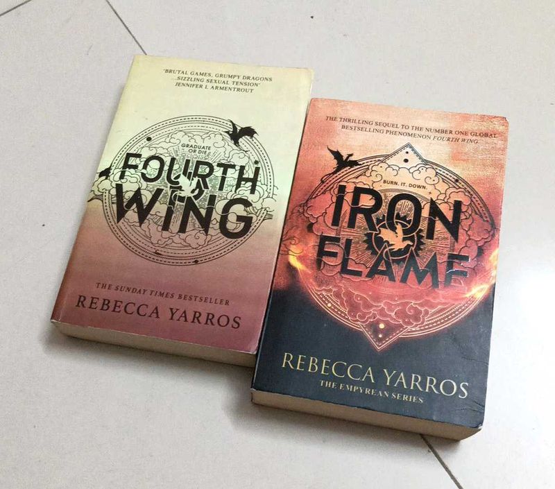 Fourth Wing &amp; Iron Flame Set