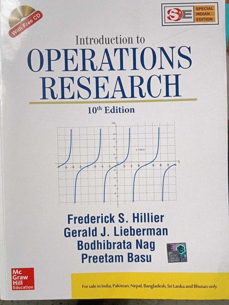 Introduction To Operations Research