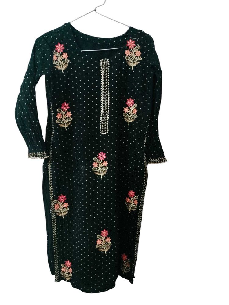 Embroidered Kurti pant