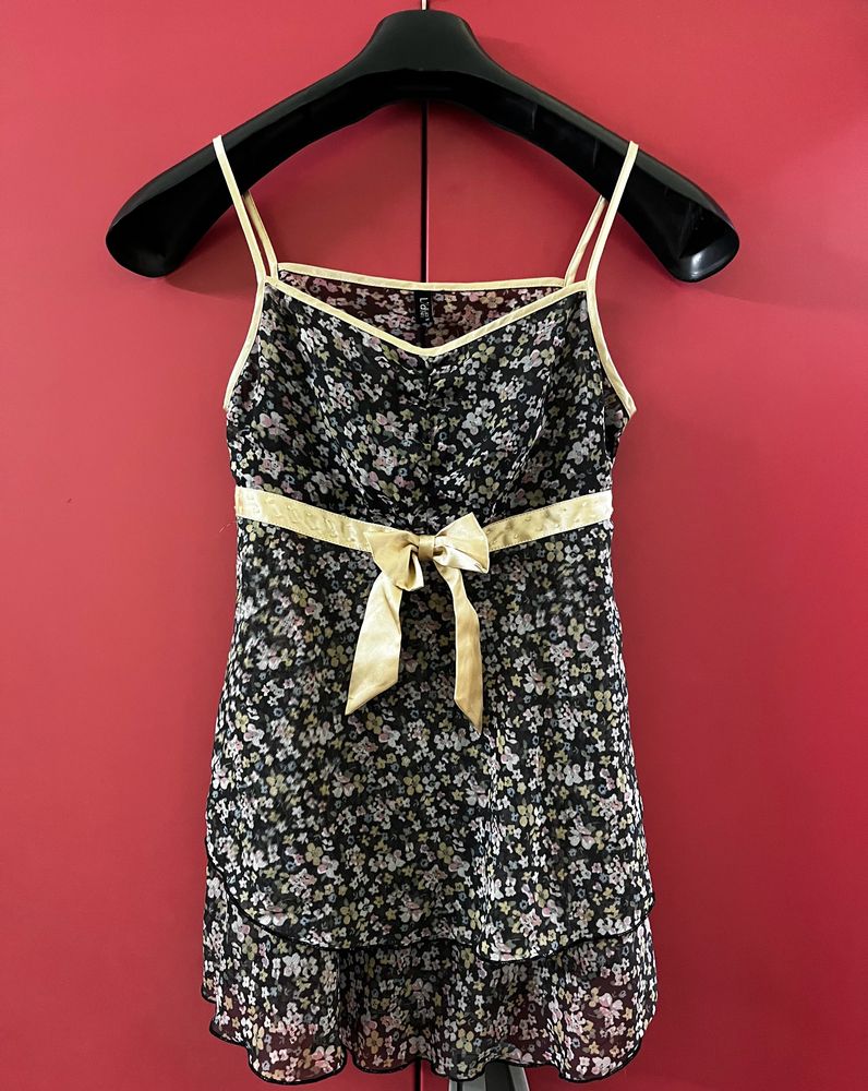 Cute Bow Strappy Top