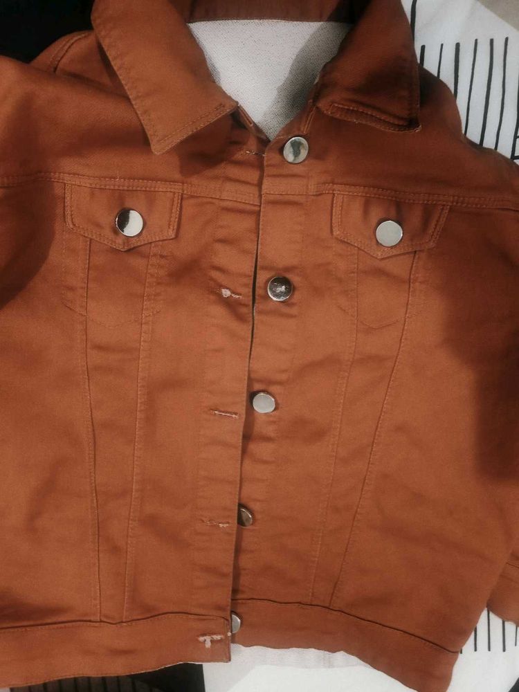 Brown Denim Jacket