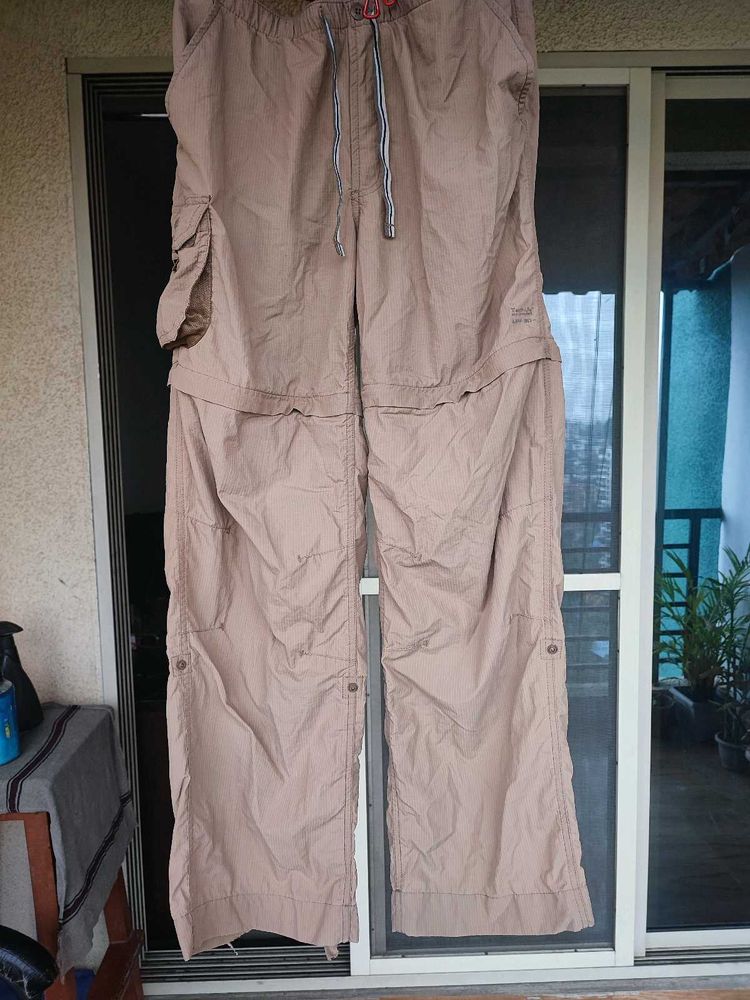 Polyster Convertible Cargo Trekking Pants