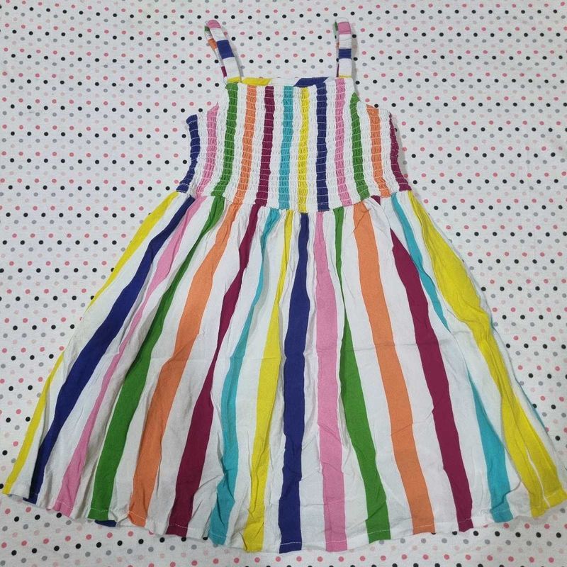 Colorful Striped Dress