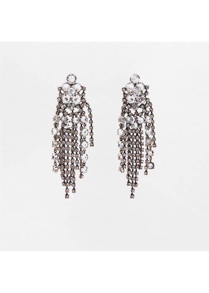 Brand New Zara Studded Dangler Earring For Party