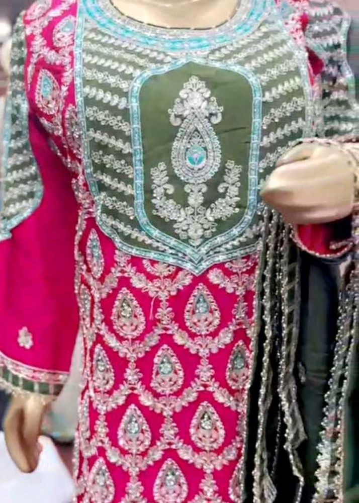 Embroidered Pakistani Gharara