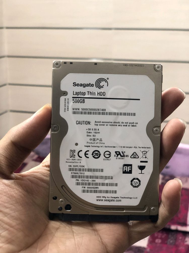 Seagate Hdd 500gb Like New Condition