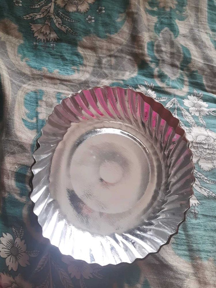 Silver Paper Plates disposable