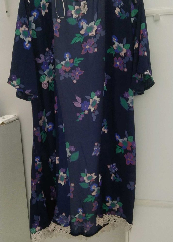Floral Print Kimono