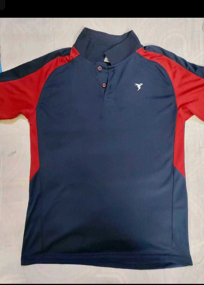 TECHNOSPORT Colorblock Regular T-Shirt For Men