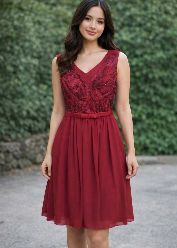 Marroon Beautiful Dress