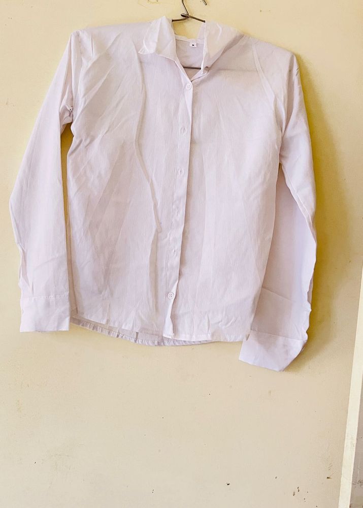 White Long Sleeve Shirt