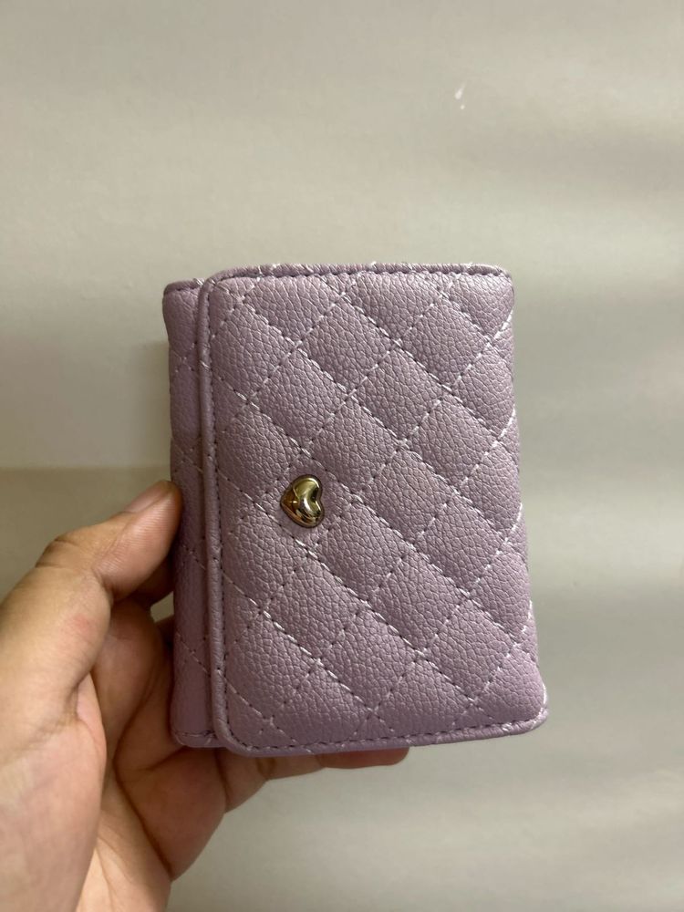 Cute purple wallet