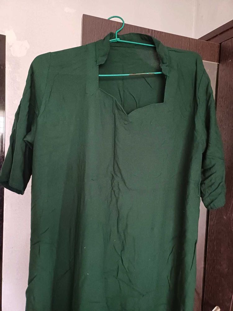 Green Tunic Top